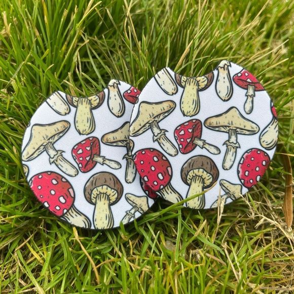 Mushroom Car Coaster Set | Mushroom Car Accessories | Mushroom Decor - Picture 5 of 13